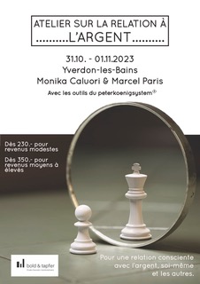 L'Atelier sur la relation  l'argent 31.10 - 1.11